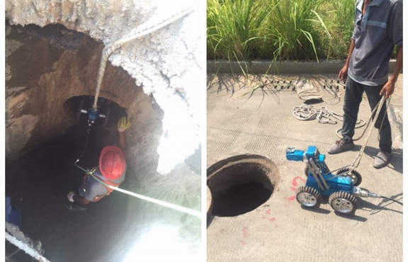 管網(wǎng)檢測(cè)機(jī)器人投入使用，以科技助力公路施工